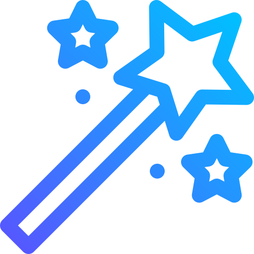 Magic wand Basic Gradient Lineal color icon