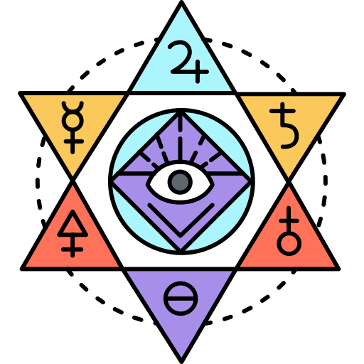 misticismo Generic Thin Outline Color icono