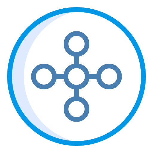 netwerkverbinding Generic Blue icoon