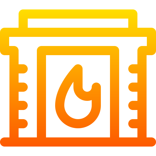 炉 Basic Gradient Lineal color icon