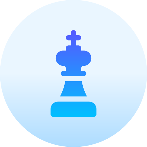 xadrez Basic Gradient Circular Ícone