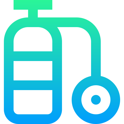 酸素タンク Super Basic Straight Gradient icon