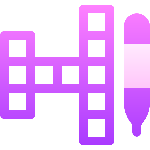 kruiswoordraadsel Basic Gradient Gradient icoon