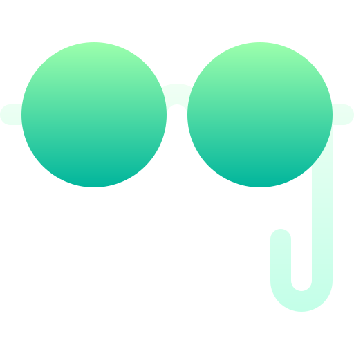 Glasses Basic Gradient Gradient icon