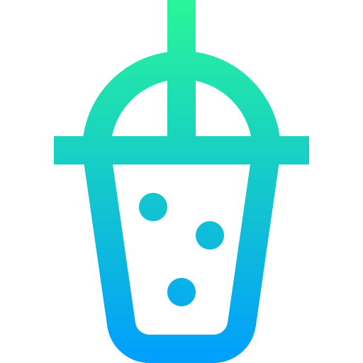 tè al latte Super Basic Straight Gradient icona
