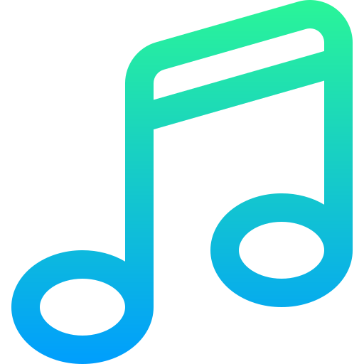 Music Super Basic Straight Gradient icon