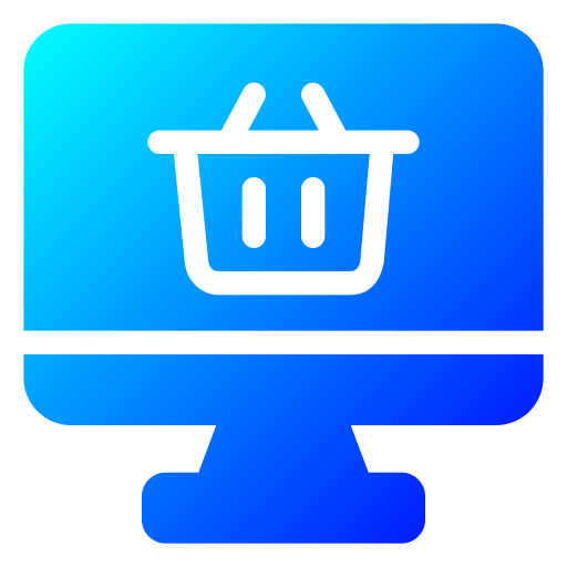 las compras en línea Generic Flat Gradient icono