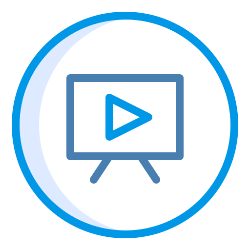 video Generic Blue icono