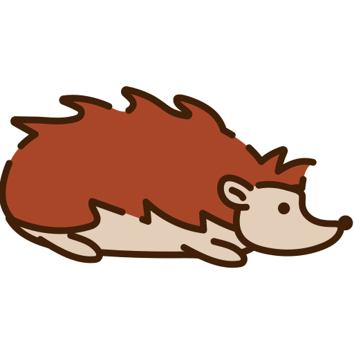 Hedgehog Generic Outline Color icon