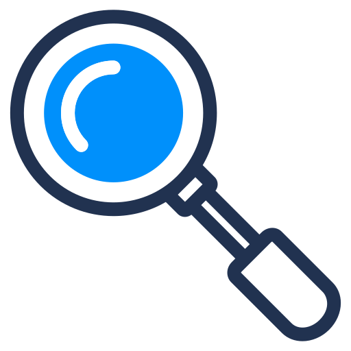 Magnifying lens Generic Mixed icon