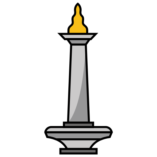 Monas tower Generic Outline Color icon