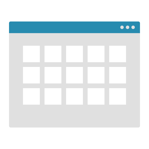 Grid Generic Flat icon