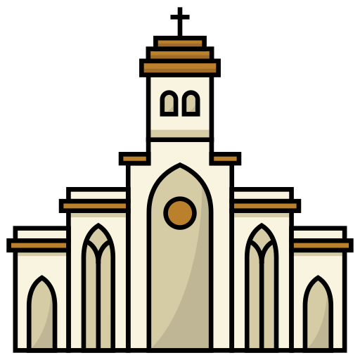 kirche Generic Outline Color icon