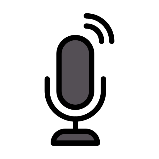 micrófono Generic Outline Color icono