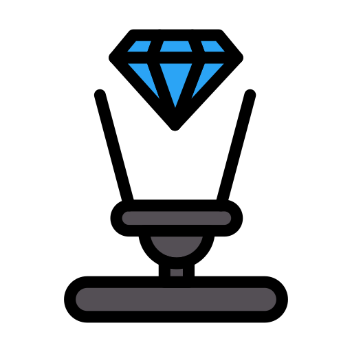 보석 Generic Outline Color icon