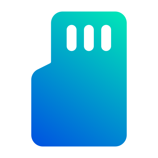 메모리 카드 Generic Flat Gradient icon