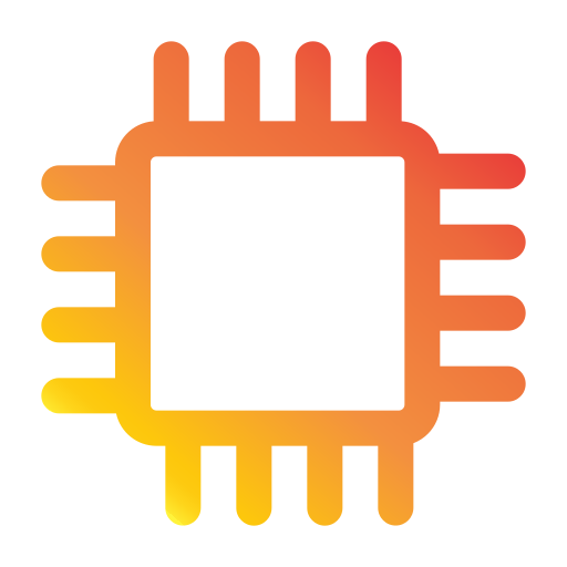 マイクロチップ Generic Gradient icon