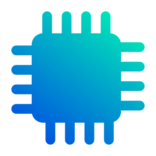 mikrochip Generic Flat Gradient icon