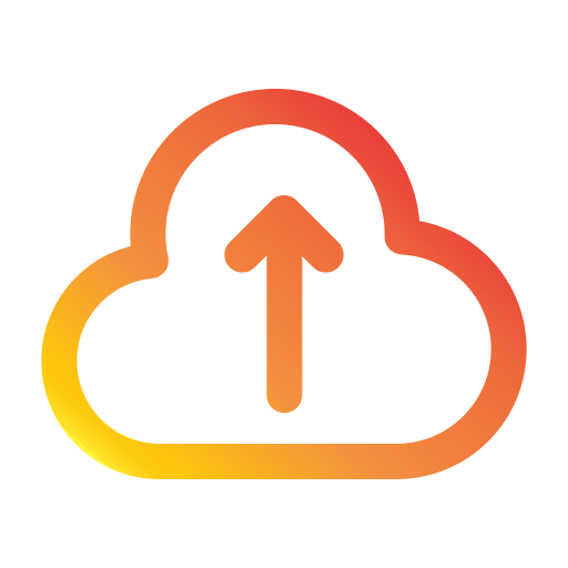 cloud-upload Generic Gradient icon