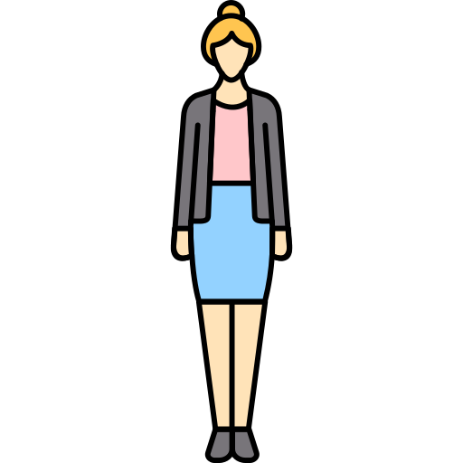 女性 Generic Outline Color icon