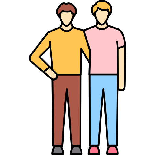 freunde Generic Outline Color icon