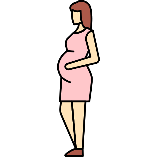 gravidanza Generic Outline Color icona