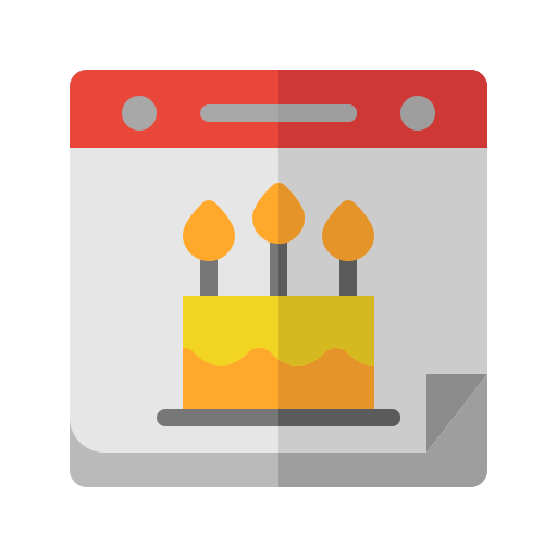urodziny Generic Flat ikona
