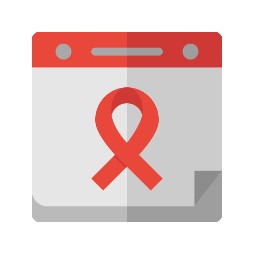 Международный день борьбы со СПИДом Generic Flat иконка