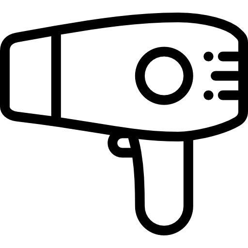 asciugacapelli Detailed Rounded Lineal icona