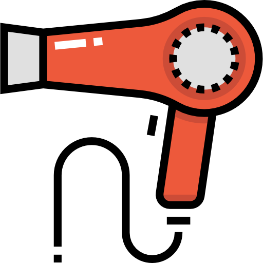 Hair dryer Detailed Straight Lineal color icon