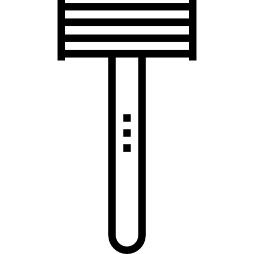 면도칼 Detailed Straight Lineal icon