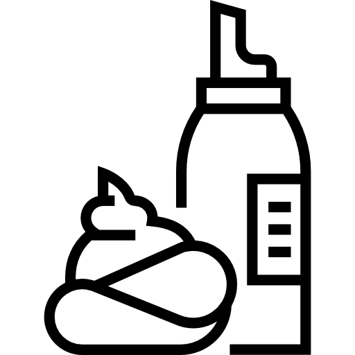 espuma Detailed Straight Lineal icono