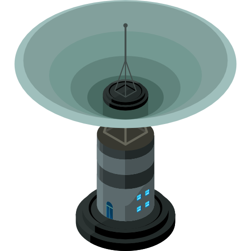 obserwatorium Roundicons Premium Isometric ikona