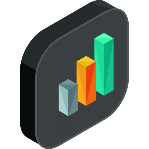 棒グラフ Roundicons Premium Isometric icon