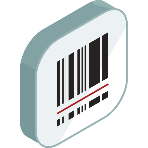 Barcode Roundicons Premium Isometric icon