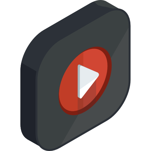 botón de play Roundicons Premium Isometric icono