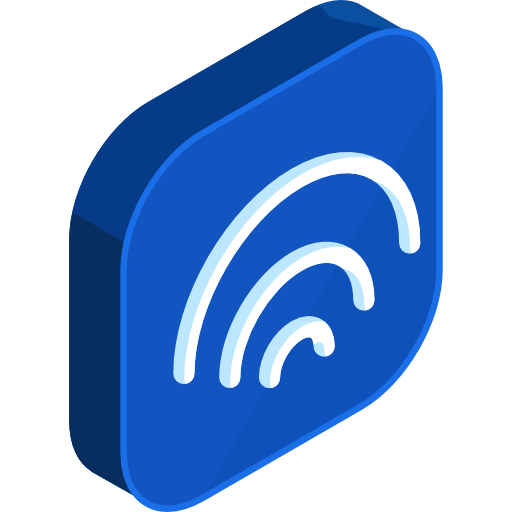 wi-fi Roundicons Premium Isometric ikona