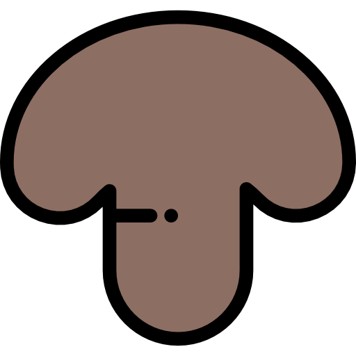 버섯 Detailed Rounded Lineal color icon