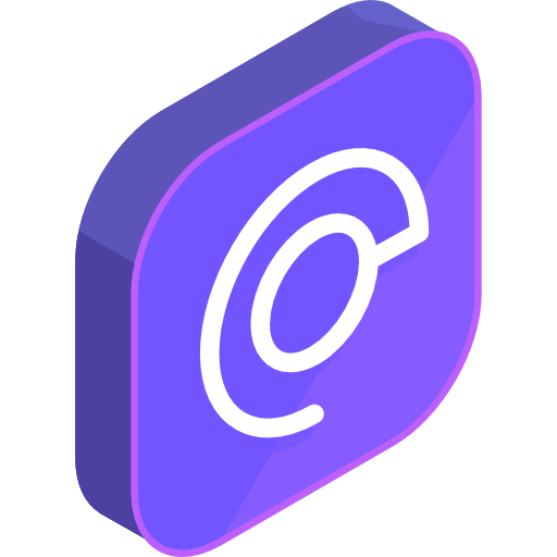 e-mail Roundicons Premium Isometric icona
