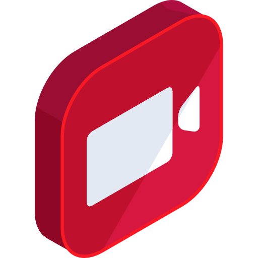 reproductor de video Roundicons Premium Isometric icono