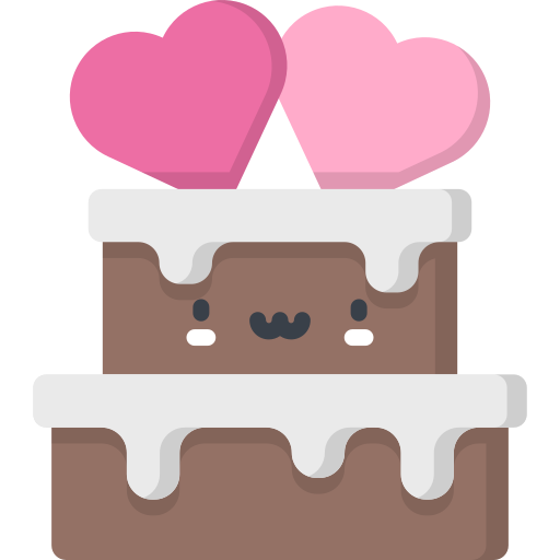 Cake Kawaii Flat icon