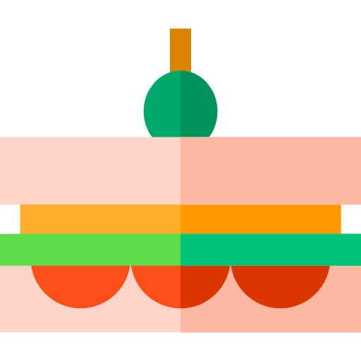 sandwich Basic Straight Flat icon