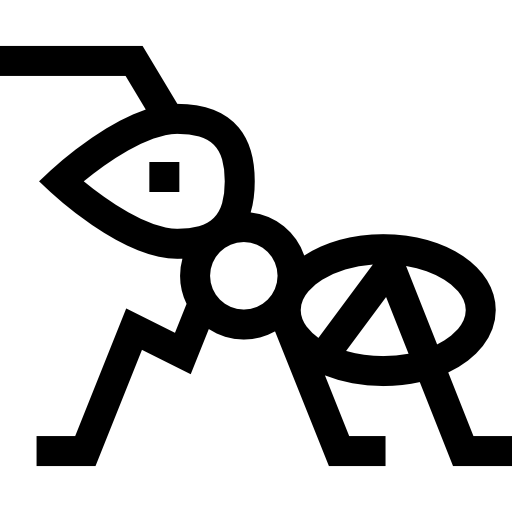 hormiga Basic Straight Lineal icono