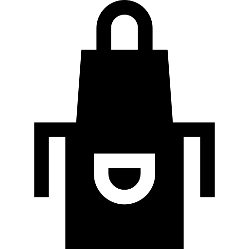 エプロン Basic Straight Filled icon