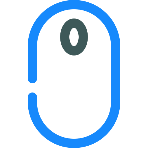 Mouse clicker Generic Blue icon