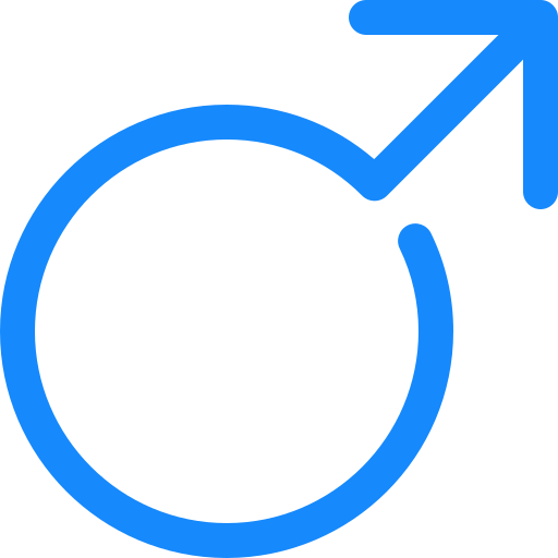 masculino Generic Blue icono