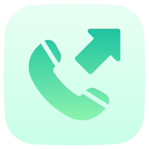 Outgoing call Generic Flat Gradient icon