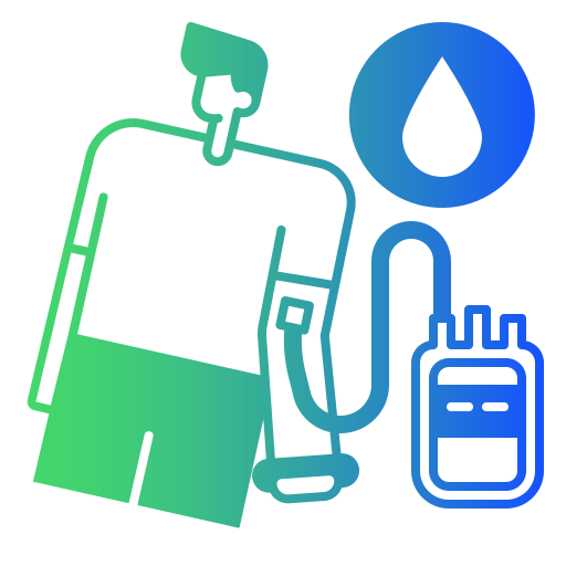 donazione di sangue Generic Flat Gradient icona
