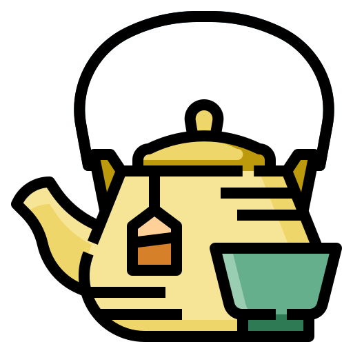 filiżanka herbaty PongsakornRed Lineal Color ikona