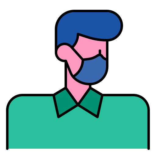 Mask Generic Outline Color icon